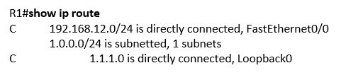 show ip route show ip route