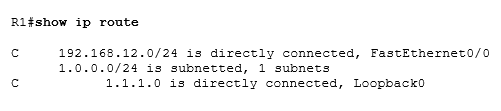 show ip route