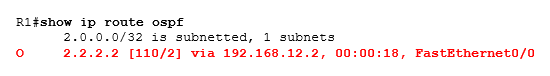 show ip route ospf