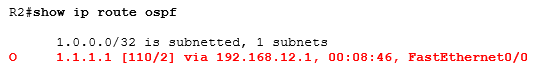 show ip route ospf