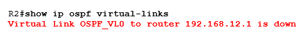 show ip ospf virtual-links