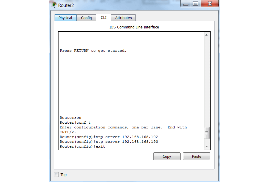 Настройка NTP на Cisco