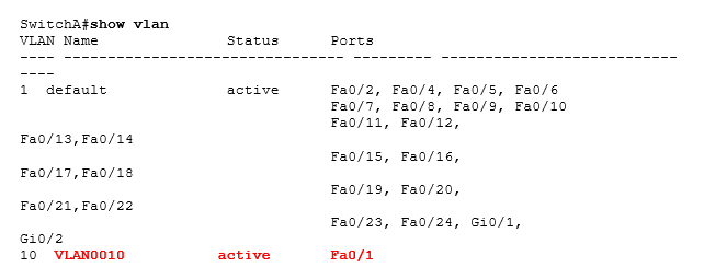 настройку VLAN настройку VLAN