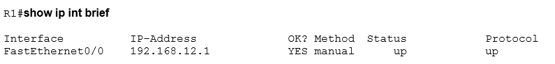 show ip int brief