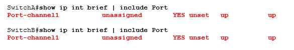 port-channel interface