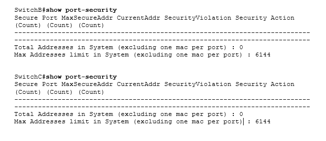 port security port security