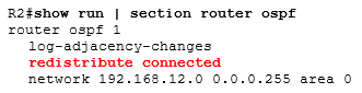 show run | section router ospf