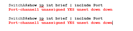 port-channel interface
