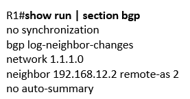 show run | section bgp show run | section bgp