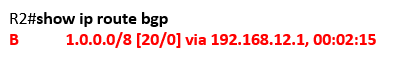 show ip route bgp show ip route bgp