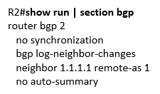 show run | section bgp