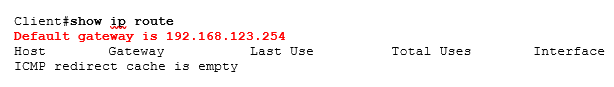 show ip route show ip route