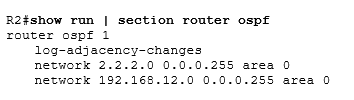 show run | section router ospf