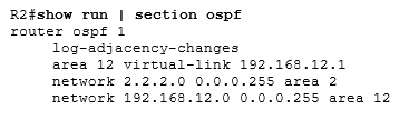 show run | section ospf