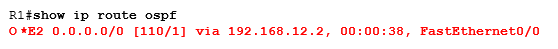 show ip route ospf