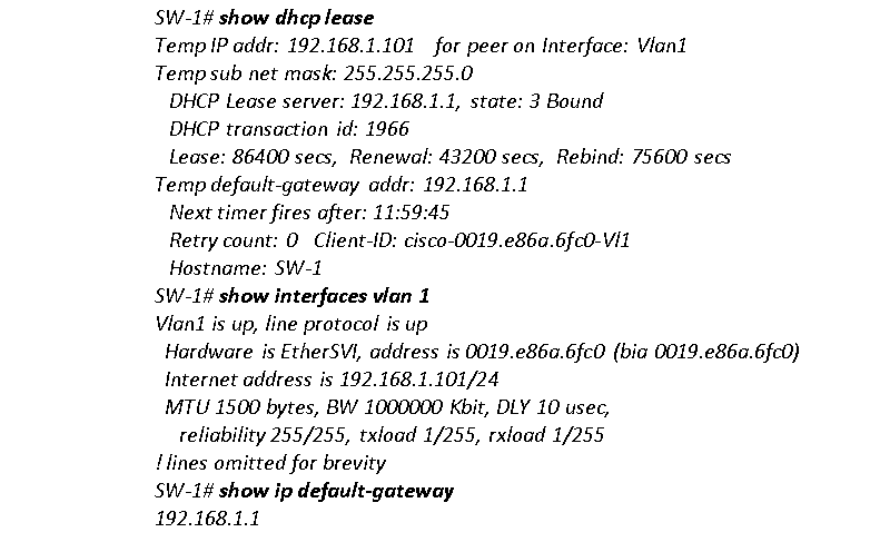 DHCP настройка Cisco DHCP настройка Cisco