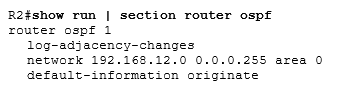 show run | section router ospf